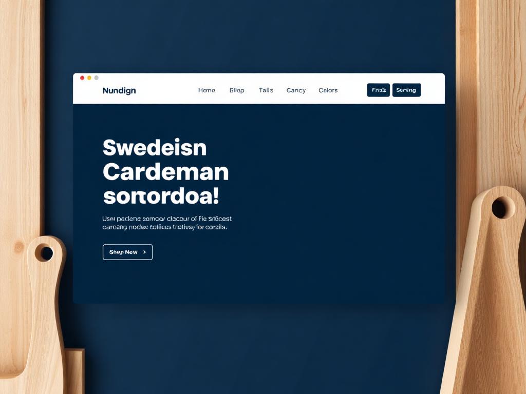 Exempel på hemsida för hantverkare